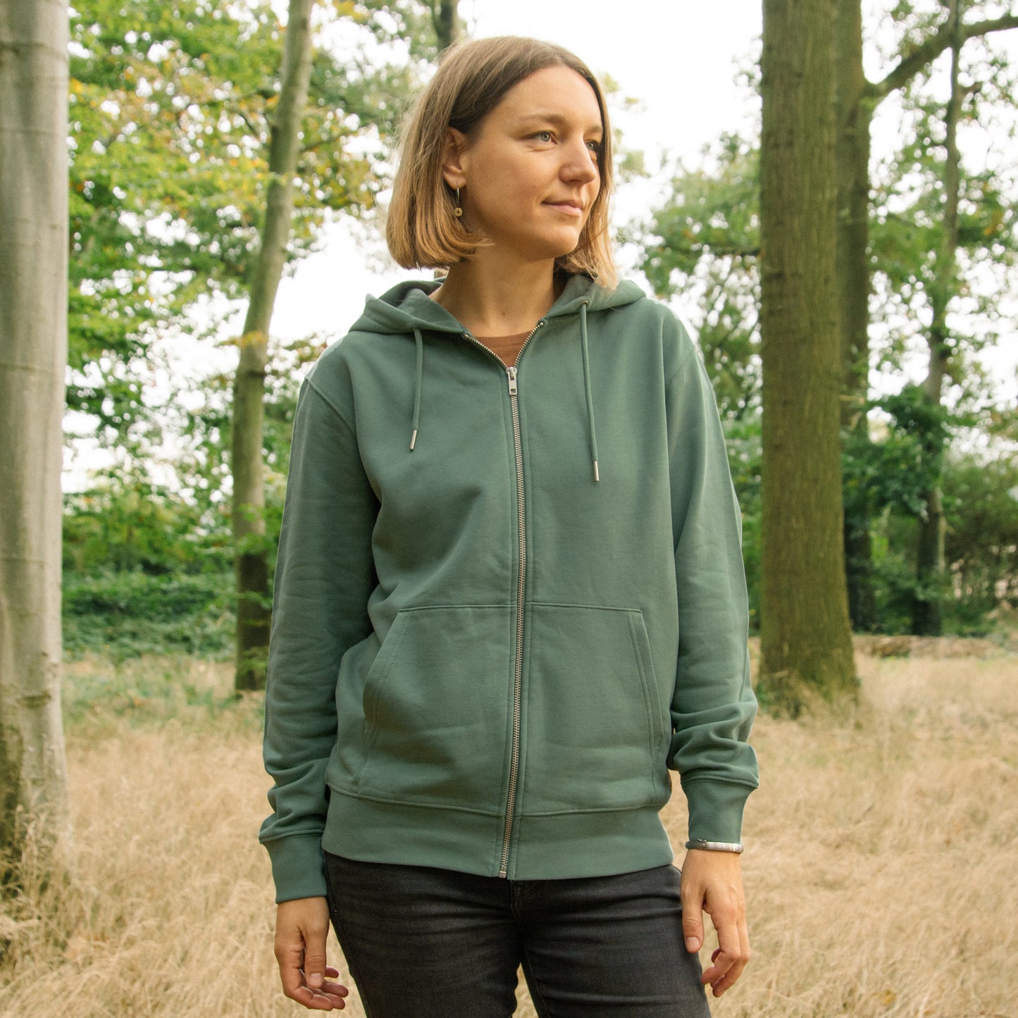 Blaubeer Kapuzenjacke unisex in green bay XXS-XXL