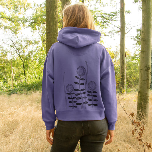 Waldblumen Hoodie in dusk XS-XXL