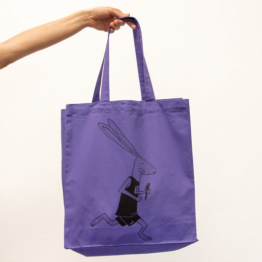 Laufhase Tasche in purple love