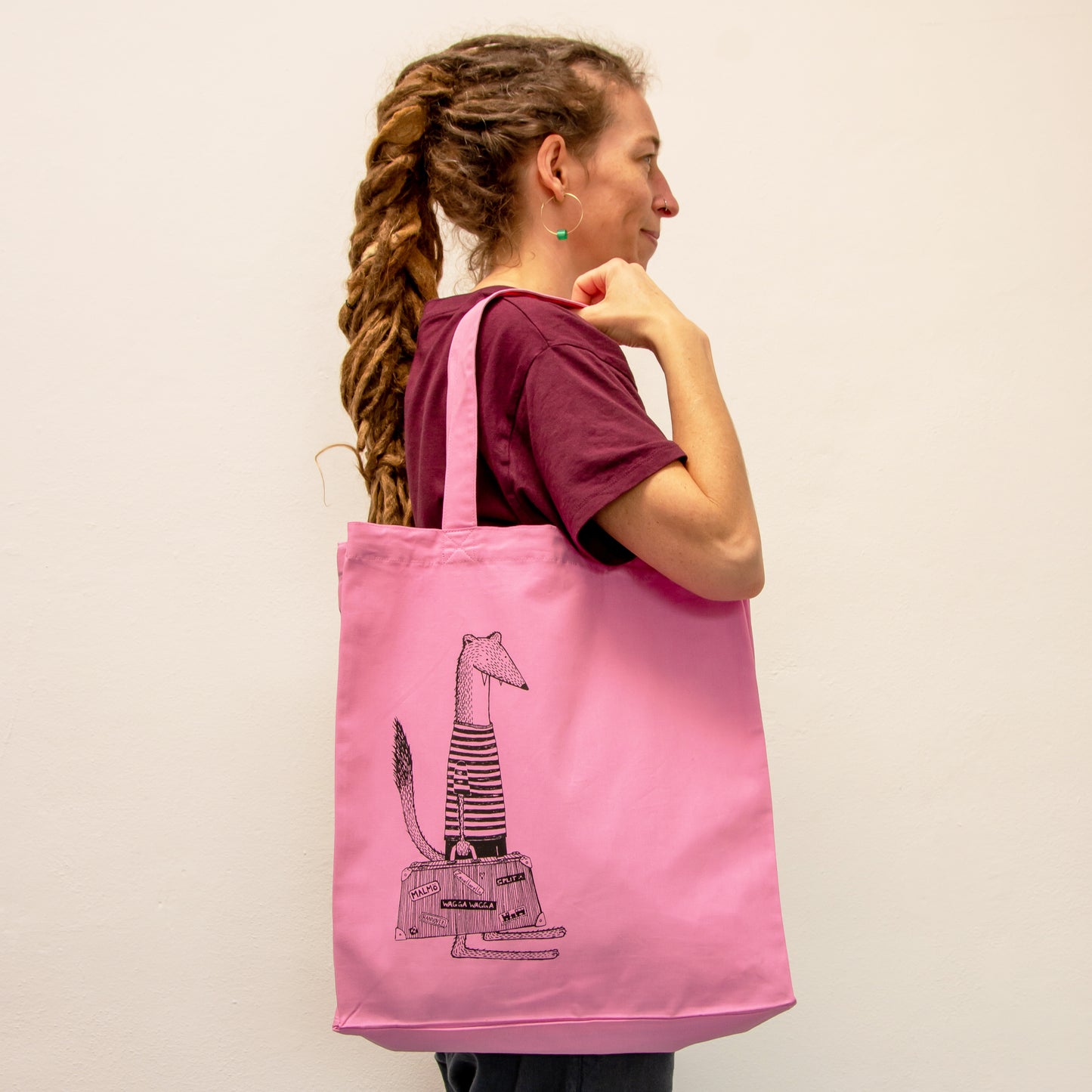 Reisewiesel Tasche in bubble pink