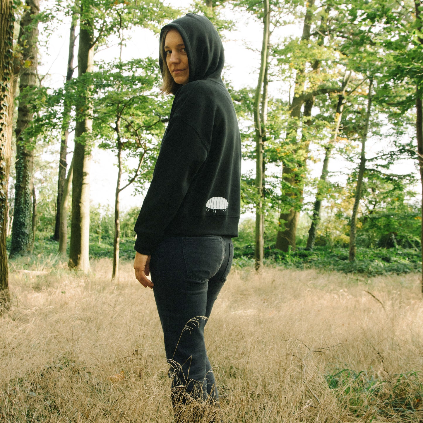 Assel Hoodie in schwarz