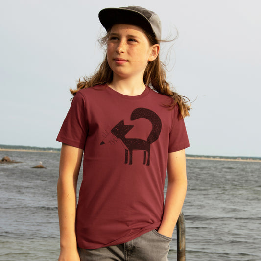 Franzi Fuchs T-Shirt in burgundy