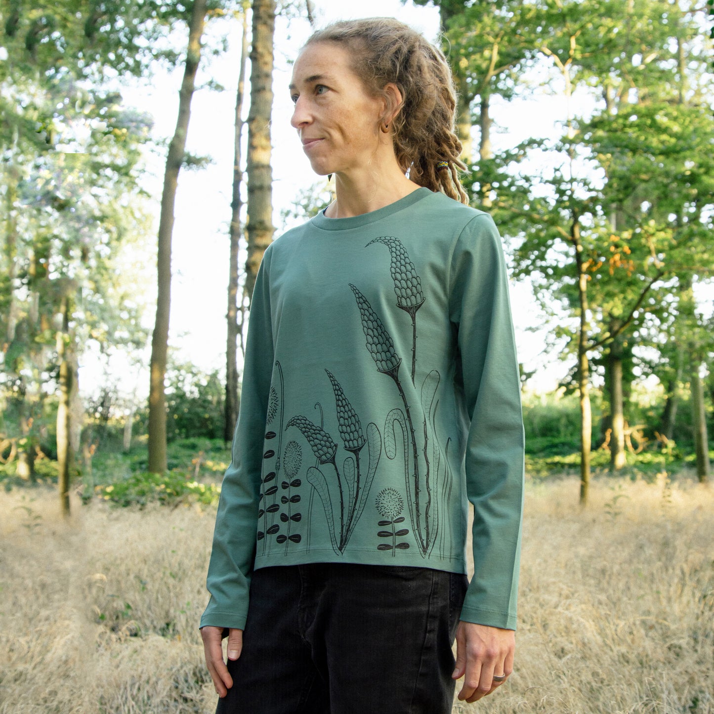 Waldwiese Langarmshirt in green bay XS-XXL