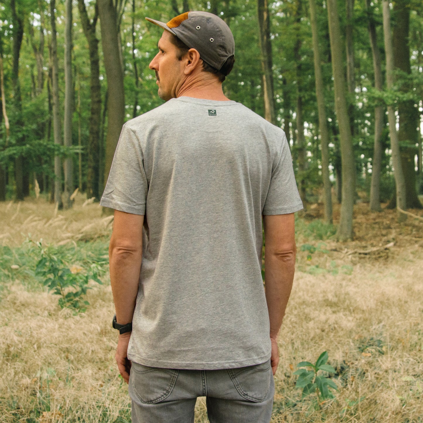 Tanne T-Shirt unisex in heather grey XS-XXL