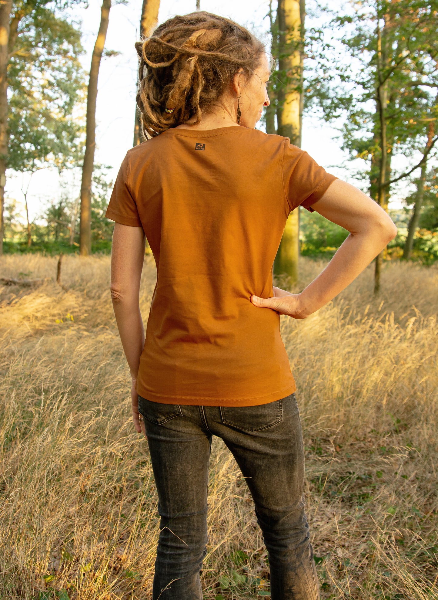 Reisewiesel T-Shirt in roasted orange S-L