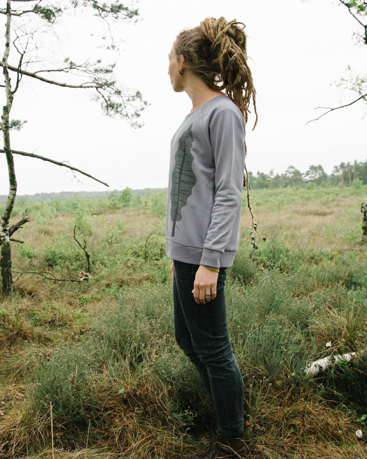 Tanne Pullover in lava grey XS-XL