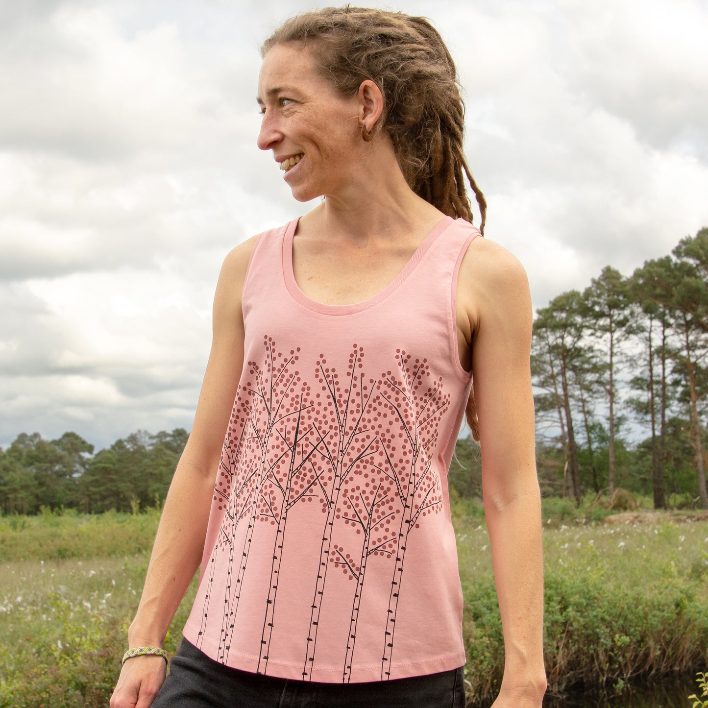 Birken Tank-Top in canyon pink XS-XL