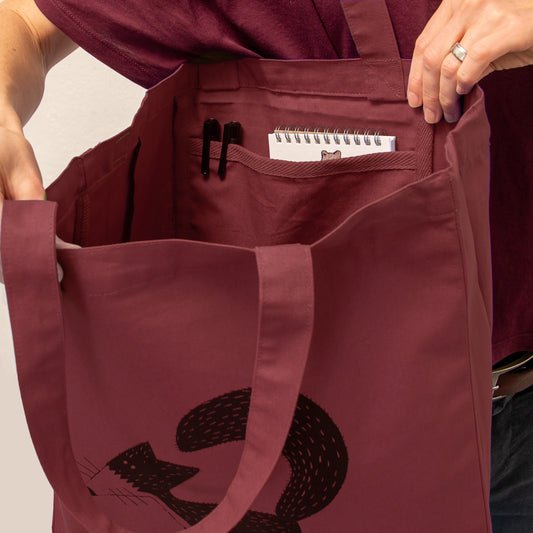 Franzi Fuchs Tasche in burgundy