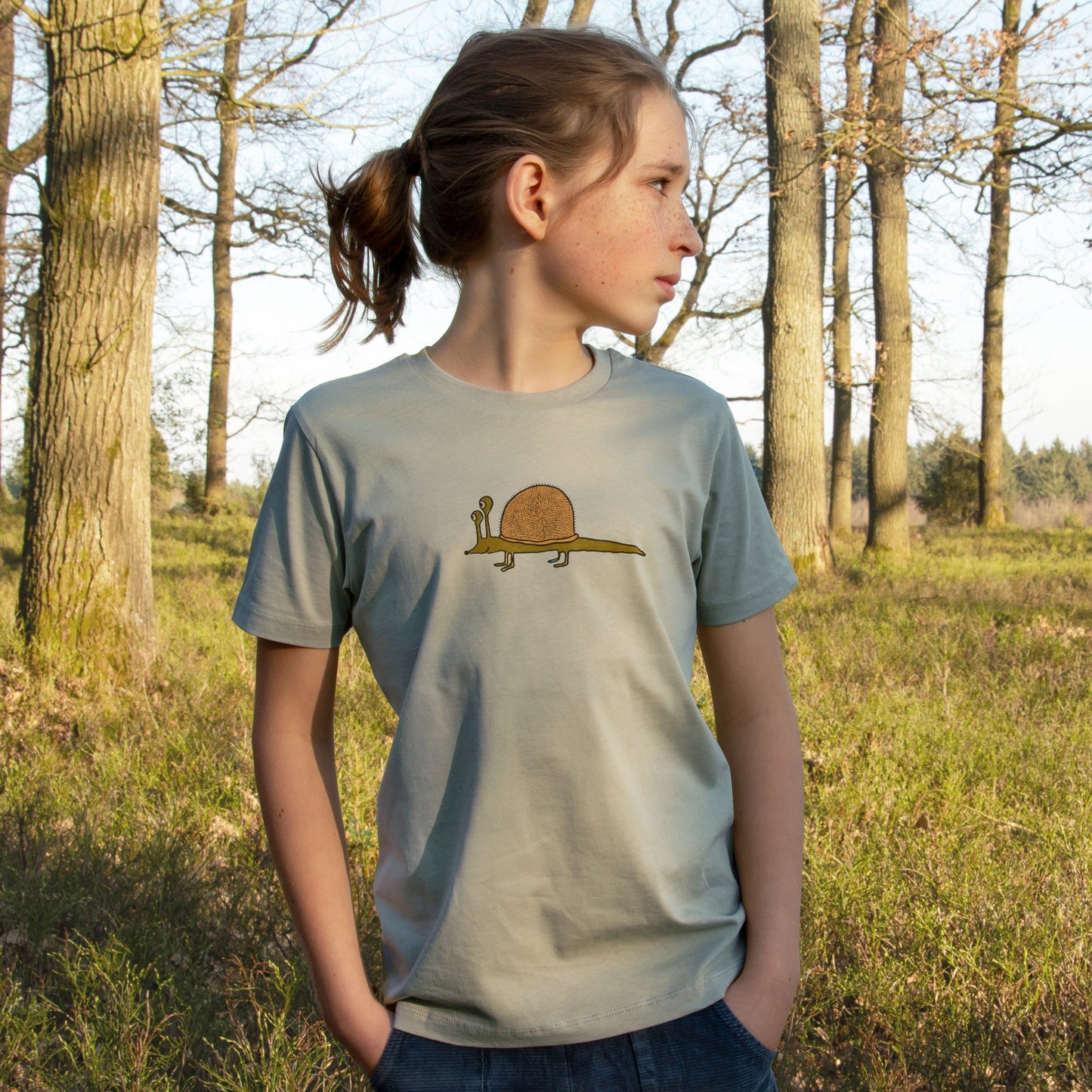 Schnigel T-Shirt in aloe 122-158