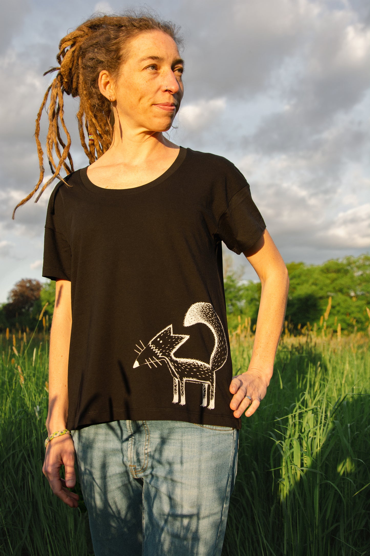 Franzi Fuchs T-Shirt in schwarz XS-XL