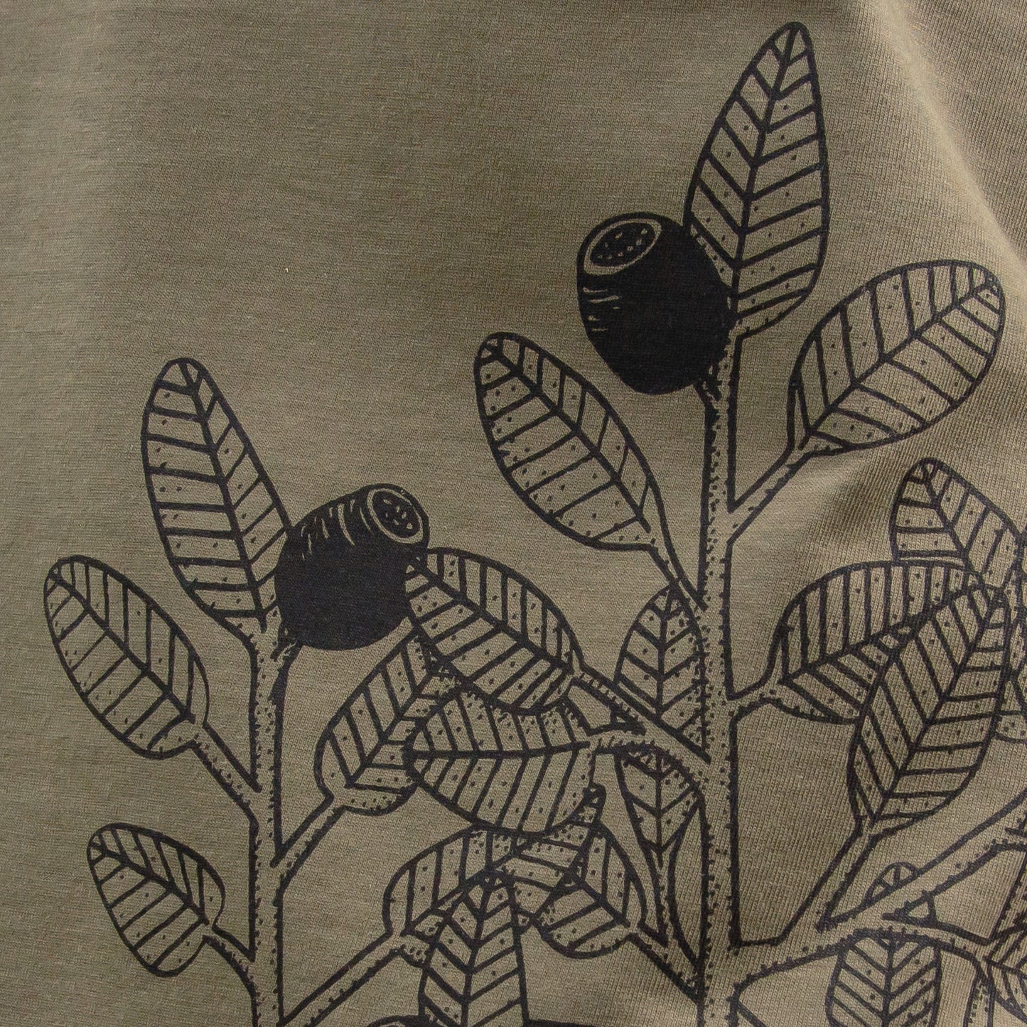 Blaubeer T-Shirt in khaki XS-XXL