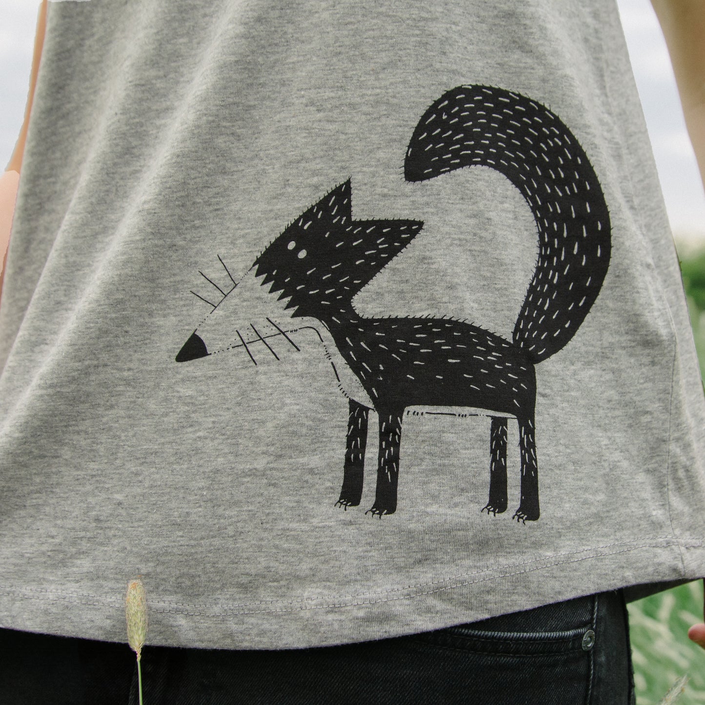 Franzi Fuchs Tank-Top in heather grey XS-XXL