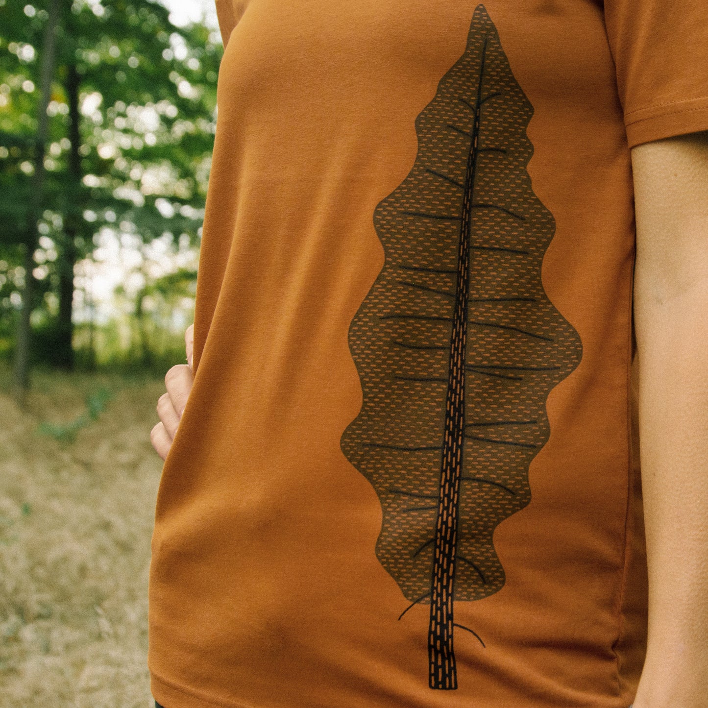 Tanne T-Shirt unisex in roasted orange S-XL