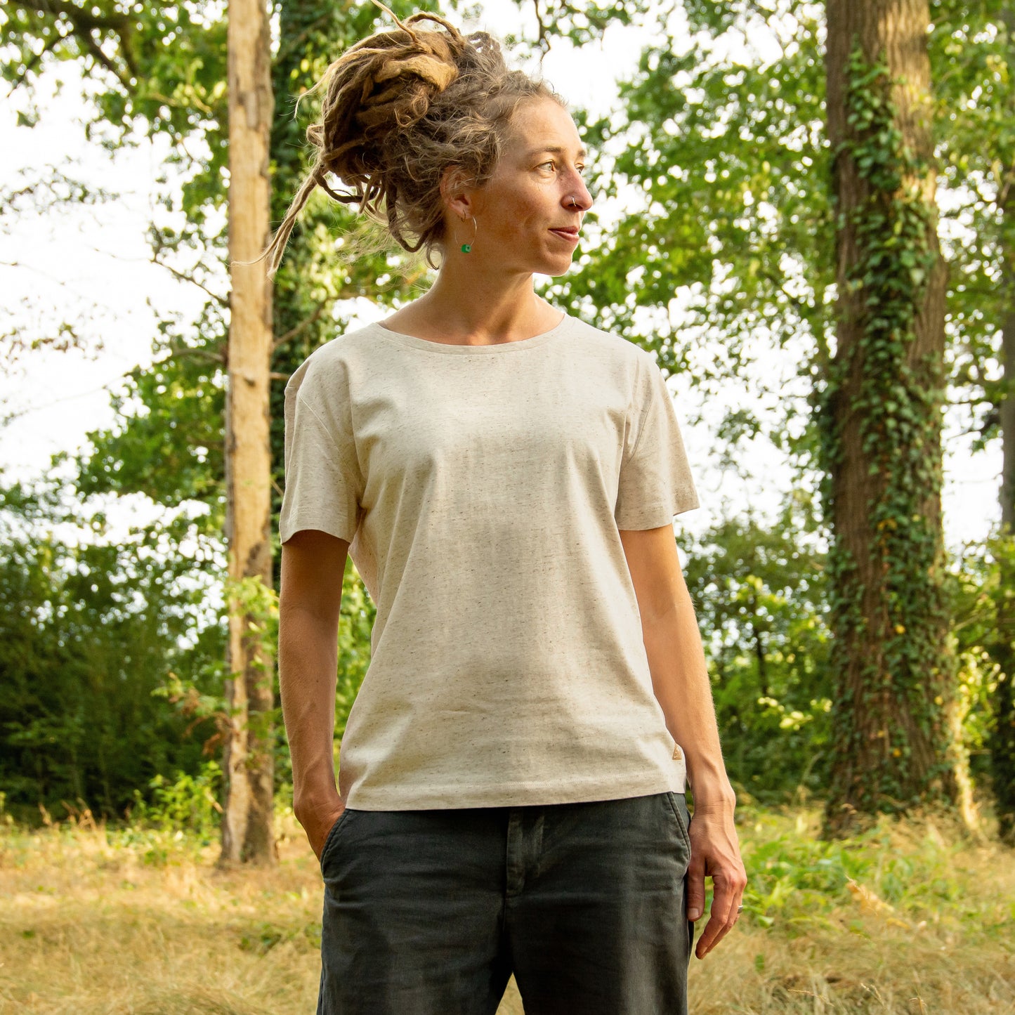Kaffeehörnchen T-Shirt in eco-heather XS- XXL