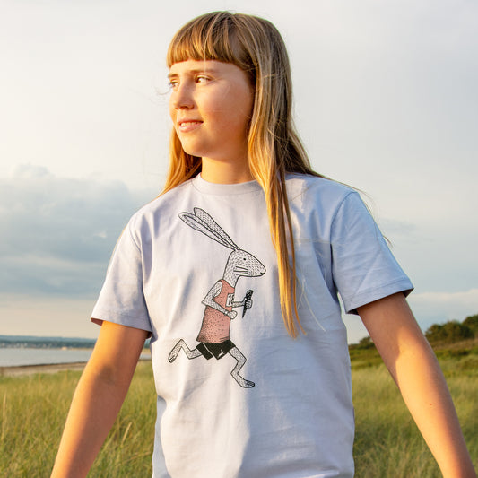 Laufhase T-Shirt in lavender