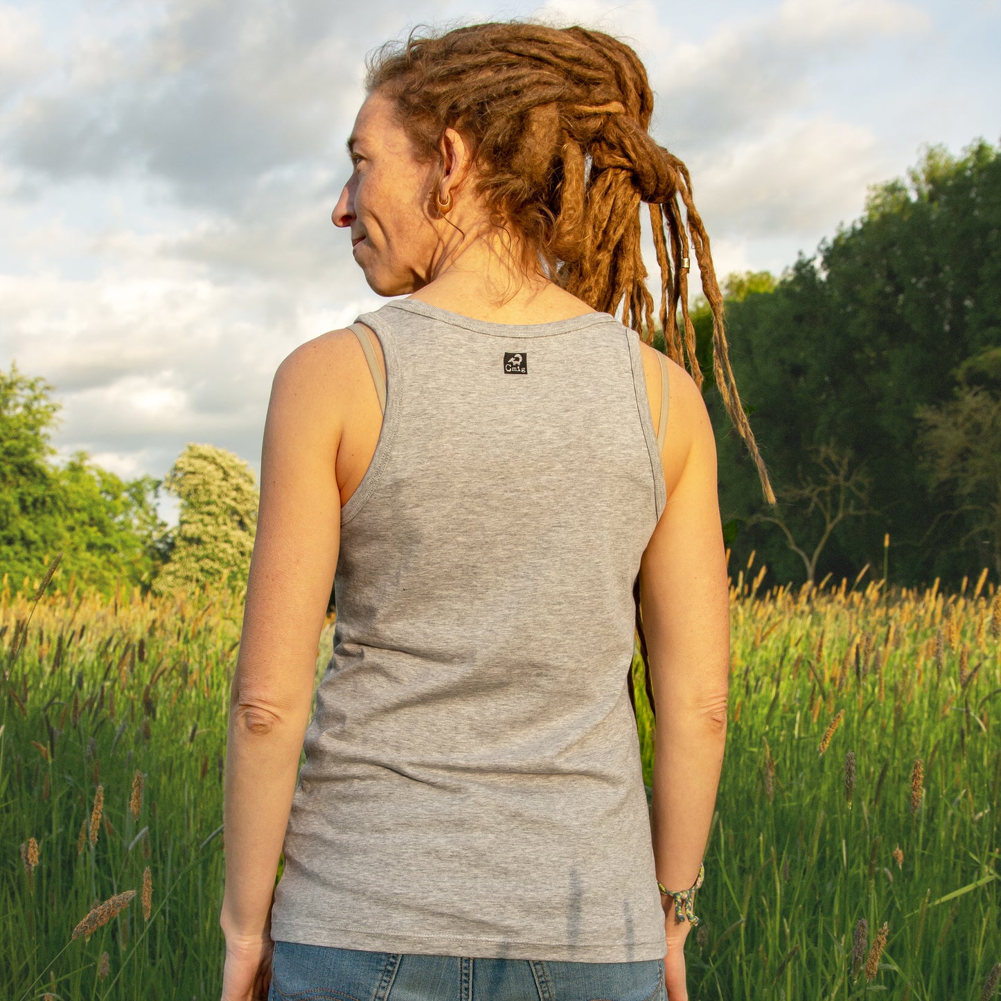 Duchs Tank-Top in heather grey S-L