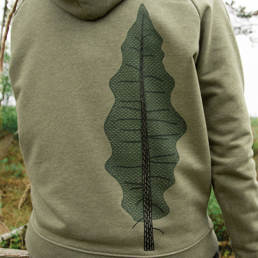 Tanne Hoodie in mid heather khaki