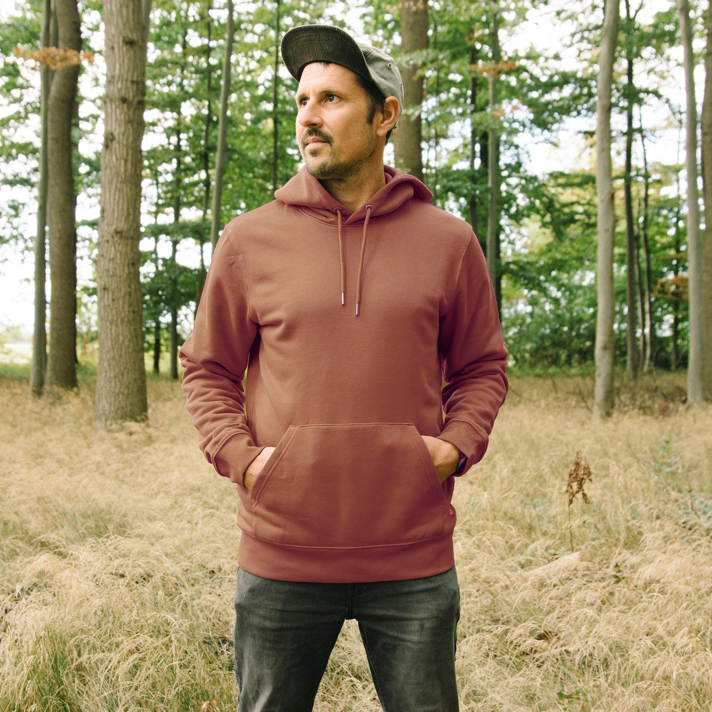 Reisewiesel Hoodie unisex in heritage brown XXS-XXL