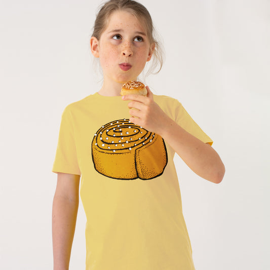 Zimtschnecke T-Shirt in viva yellow