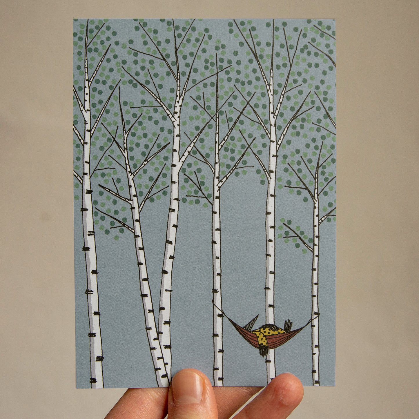 Birken Postkarte