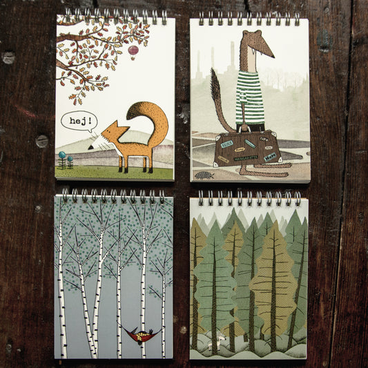 Spiralblock 4er-Set A6