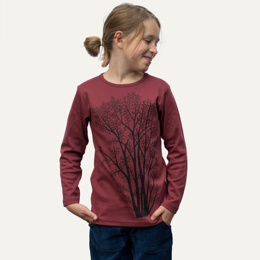 Erle mit Elster Langarmshirt  in apple butter 98/104