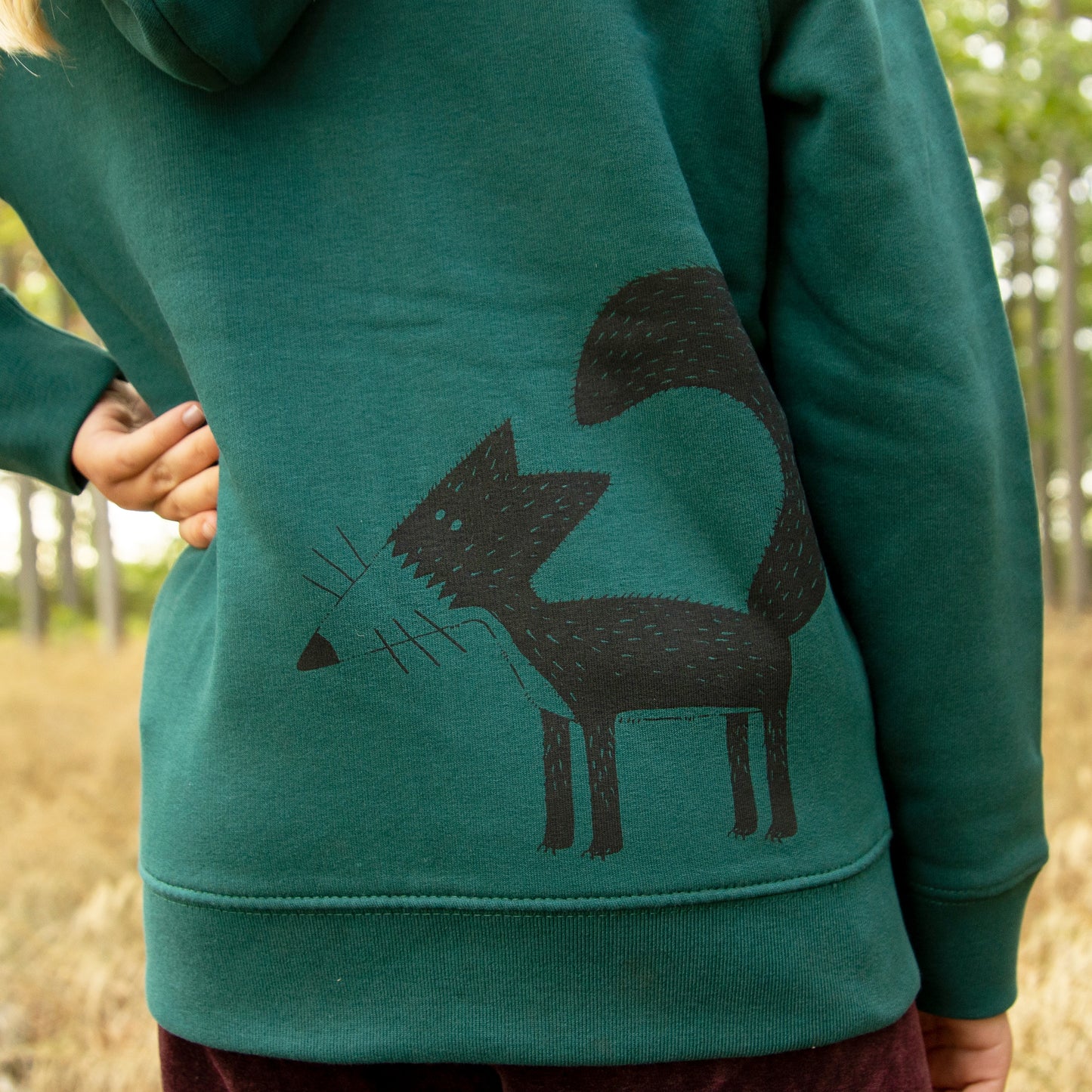 Franzi Fuchs Sweatjacke in glazed green