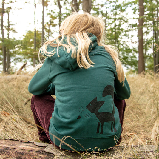 Franzi Fuchs Sweatjacke in glazed green