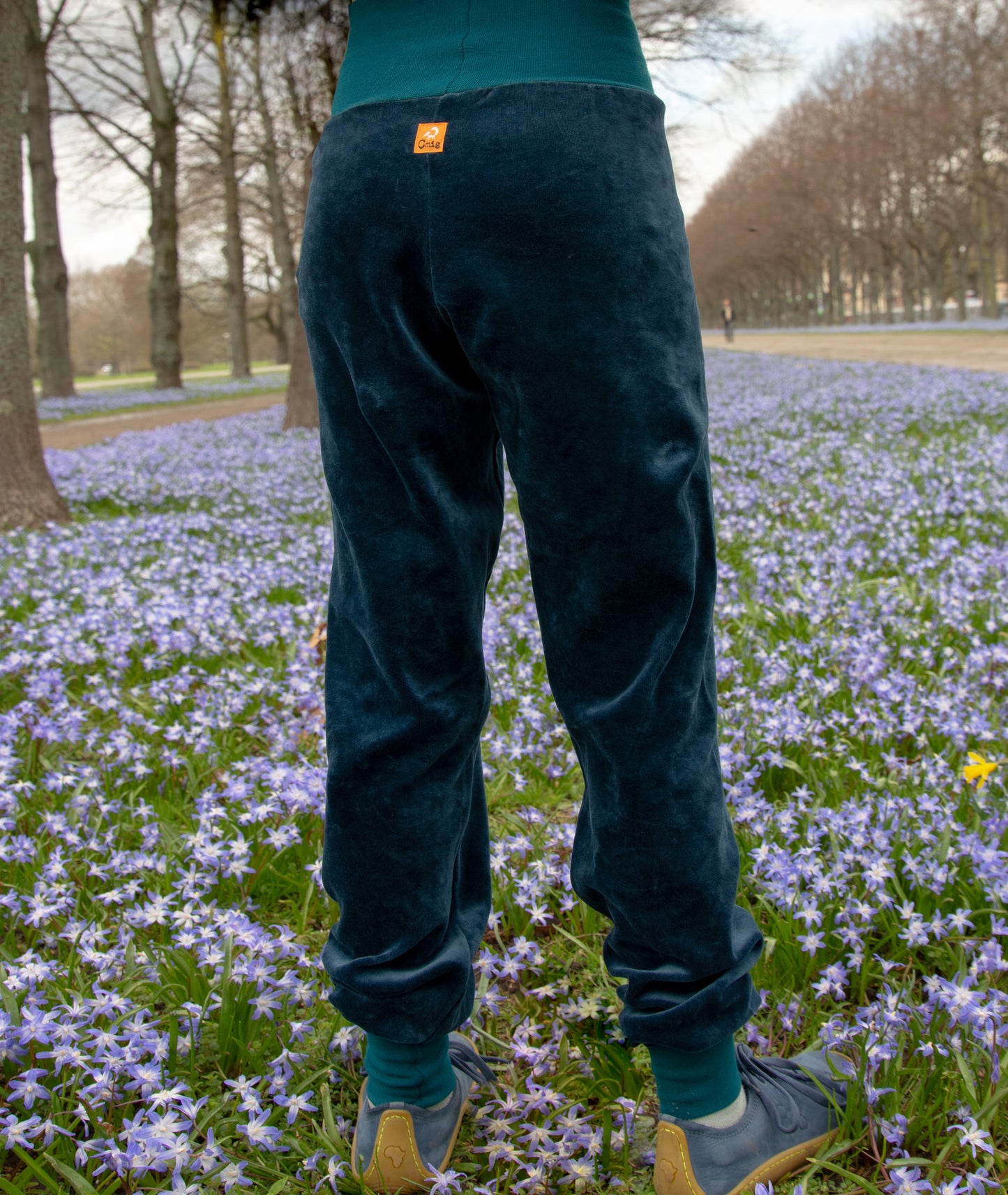 Kinder Nickihose in blau / petrol 98, 116