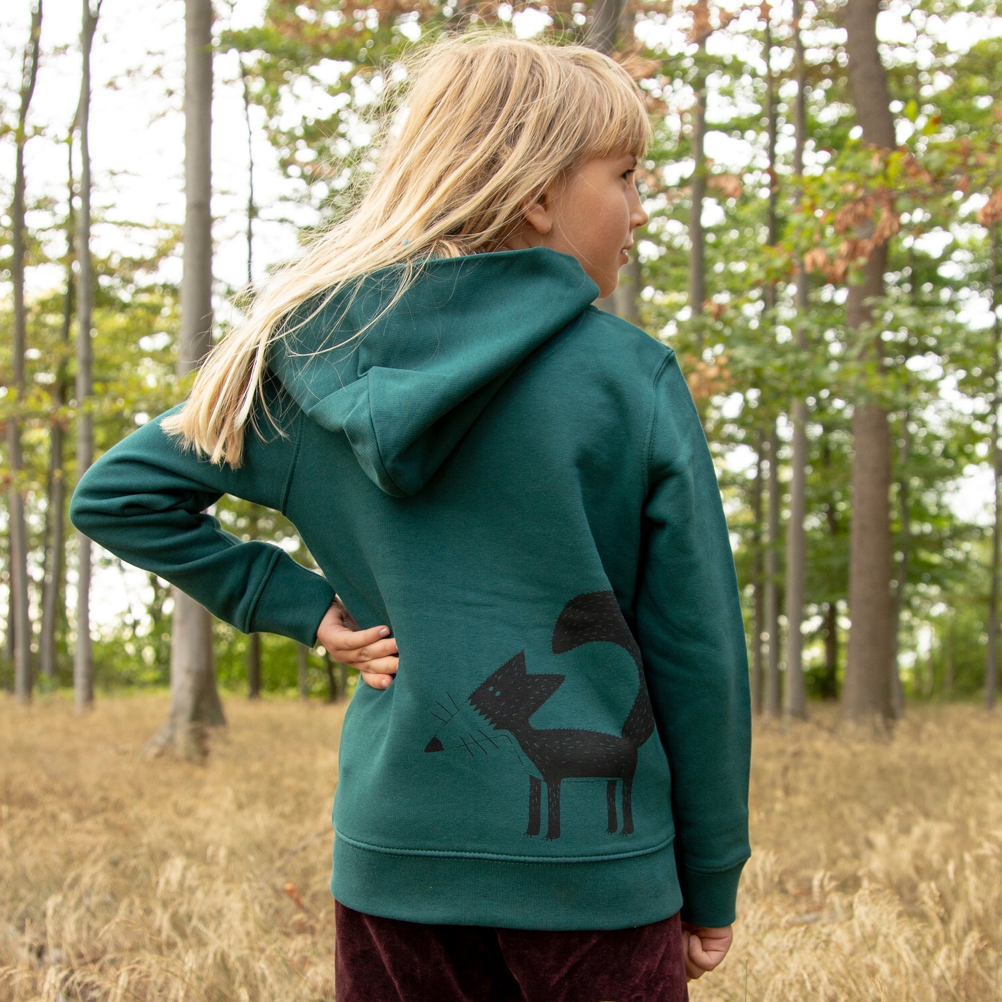 Franzi Fuchs Sweatjacke in glazed green