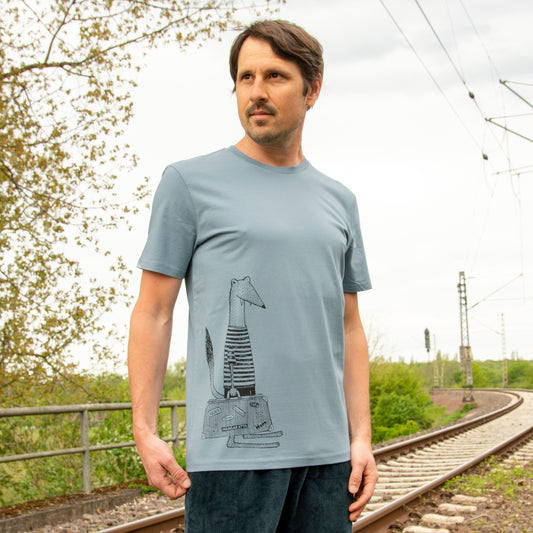 Reisewiesel T-Shirt in citadel blue S
