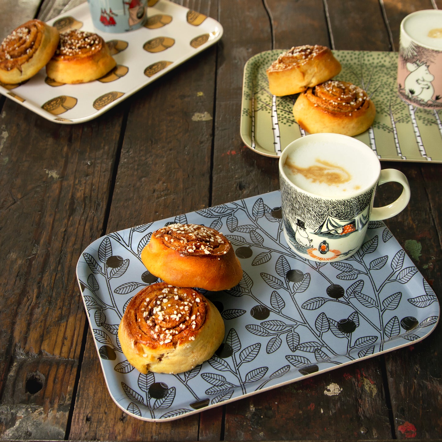 Blaubeere, kleines Tablett 27x20cm