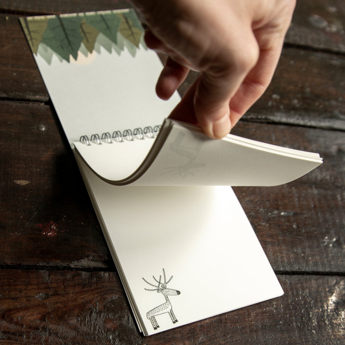 Notizblock Tannenwald A6