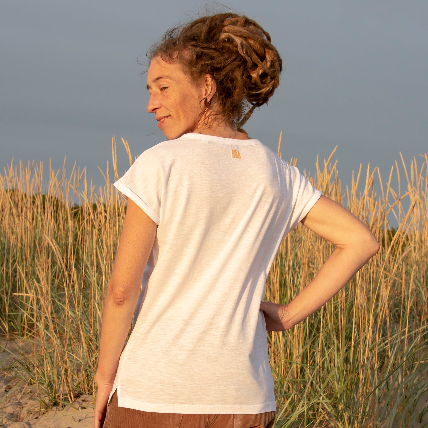 Zimtschnecken T-Shirt in weiß XS-L