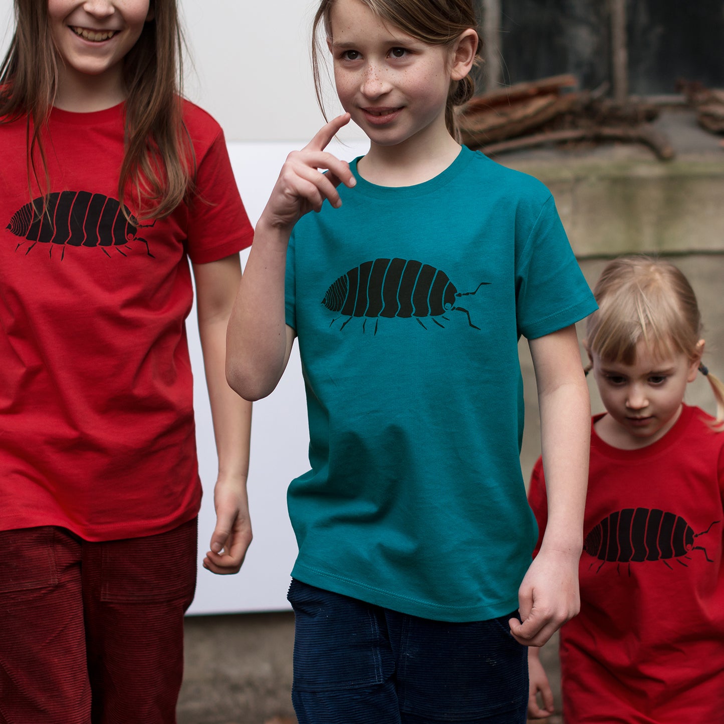 Greta Assel T-Shirt in rot 98-128