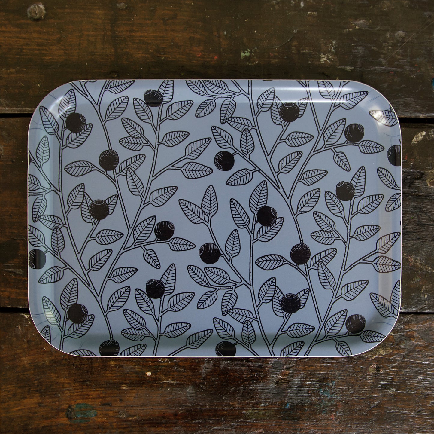 Blaubeere, kleines Tablett 27x20cm