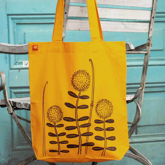 Waldblumen Tasche in golden yellow