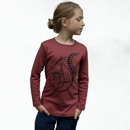 Duchs Langarmshirt  in apple butter 74-116