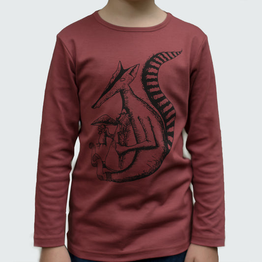 Duchs Langarmshirt  in apple butter 74-116