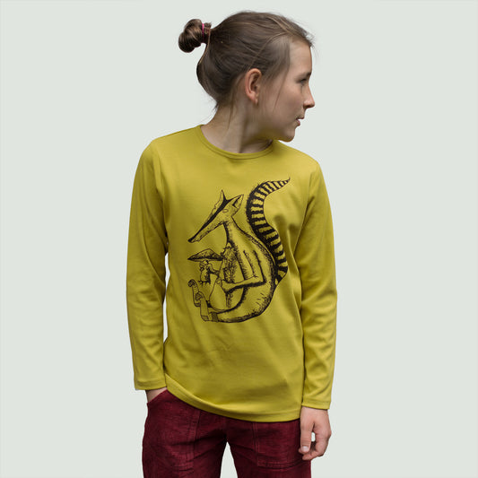 Duchs Langarmshirt  in antique moss