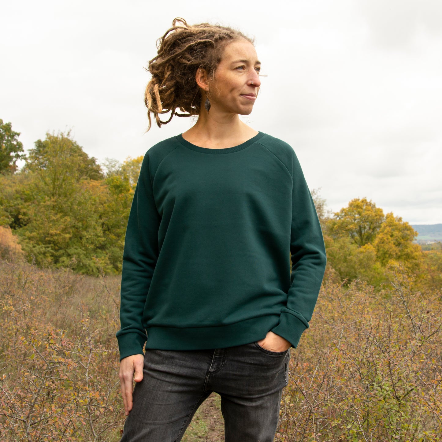 Franzi Fuchs Pulli in glazed green XS-XL