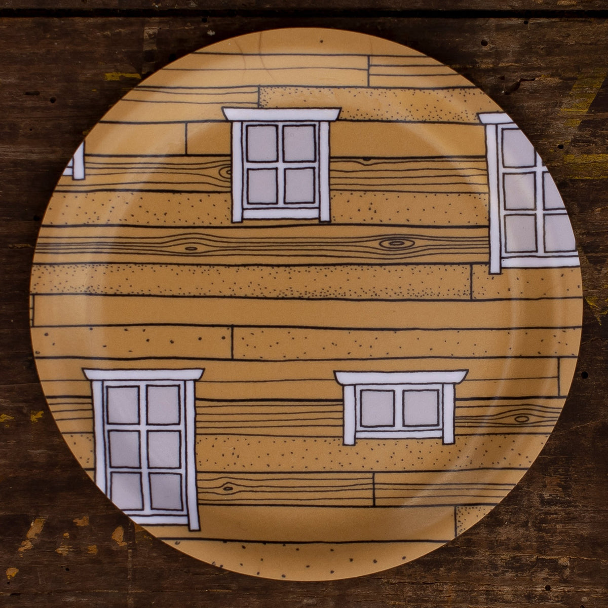 Schwedenhaus, Coaster / Minitablett ⌀11cm