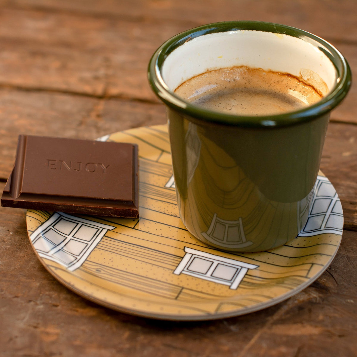 Schwedenhaus, Coaster / Minitablett ⌀11cm