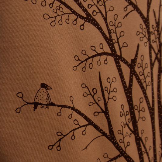 Erle mit Elster T-Shirt in caramel