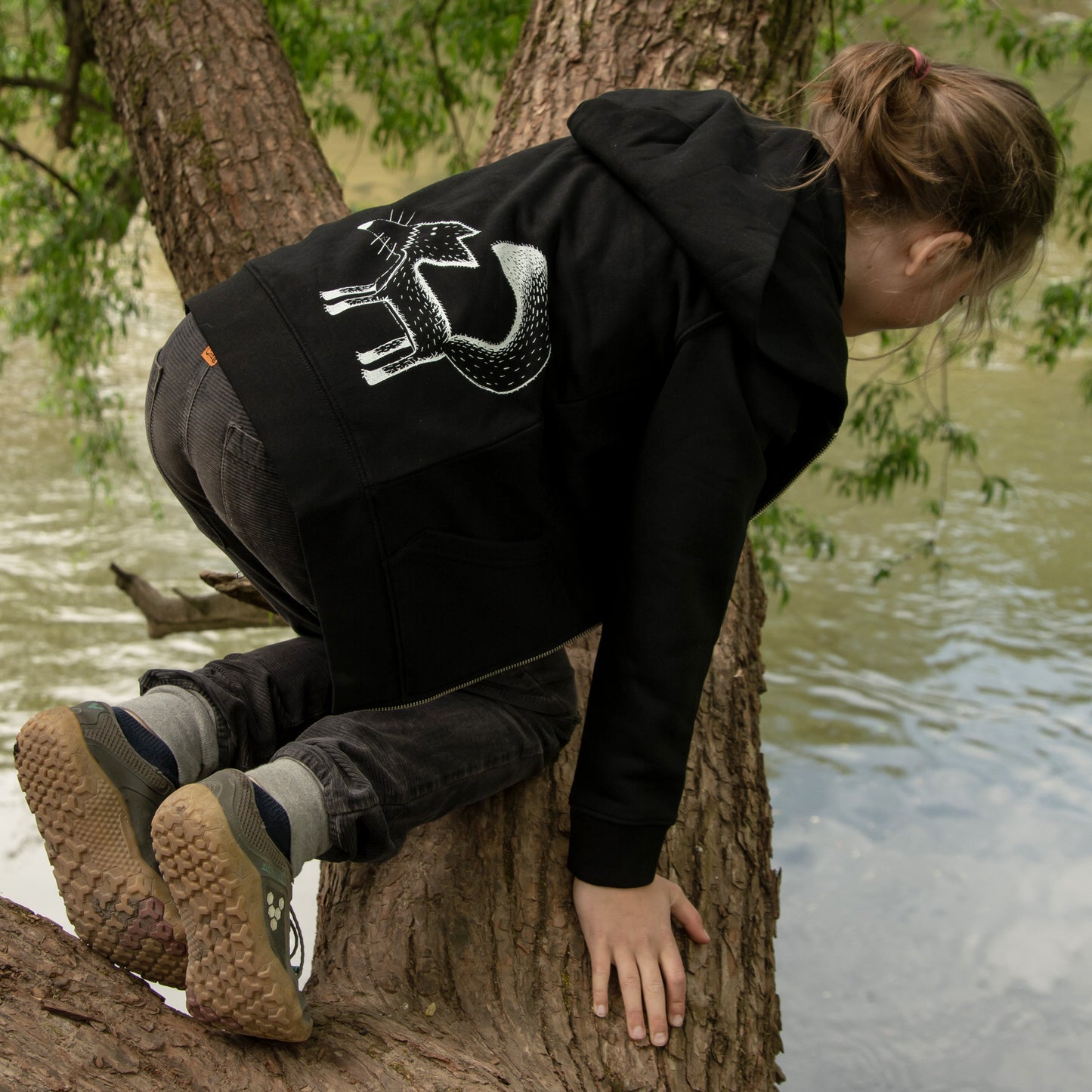 Franzi Fuchs Jacke in schwarz 110-158