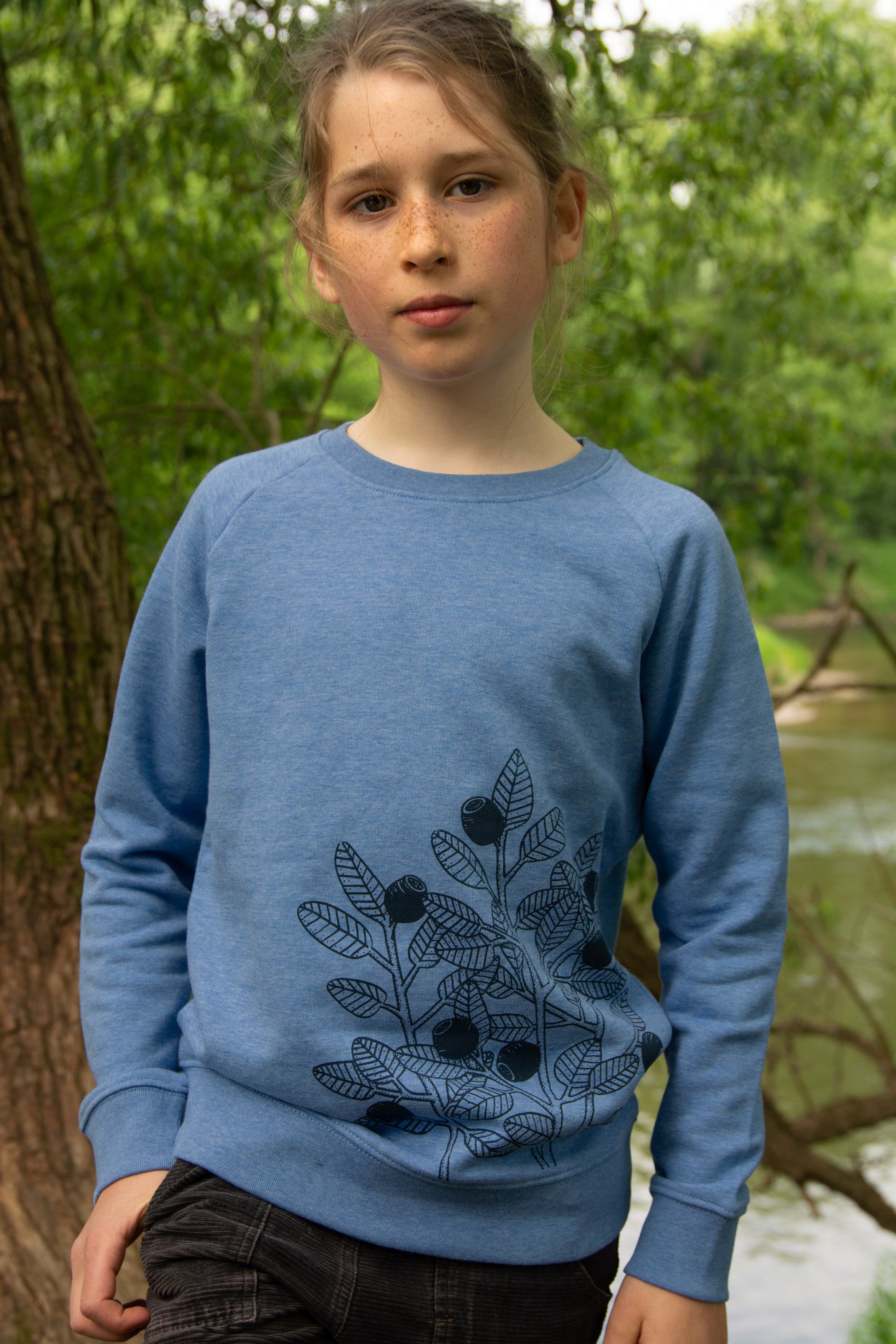 sweatshirt-Blaubeeren-Kinder