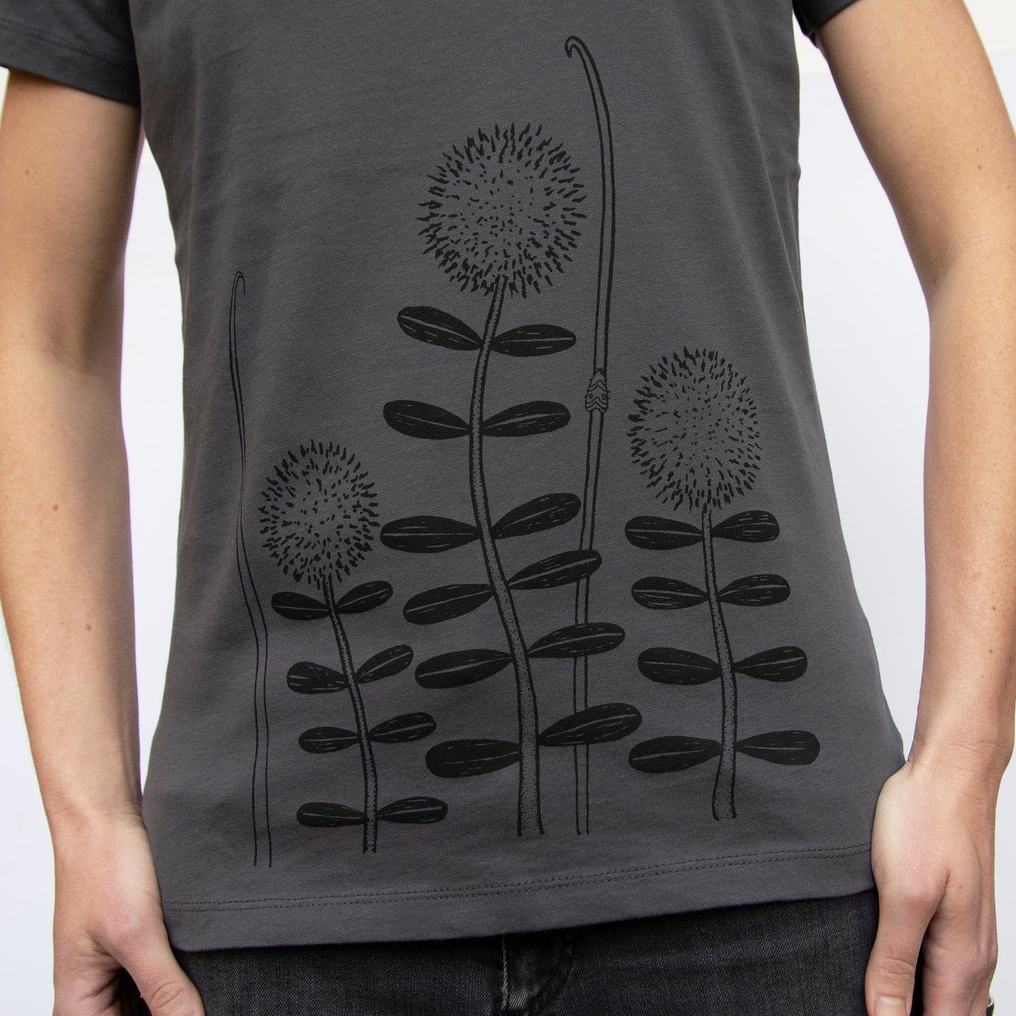 Waldblumen T-Shirt in anthracite S-XXL