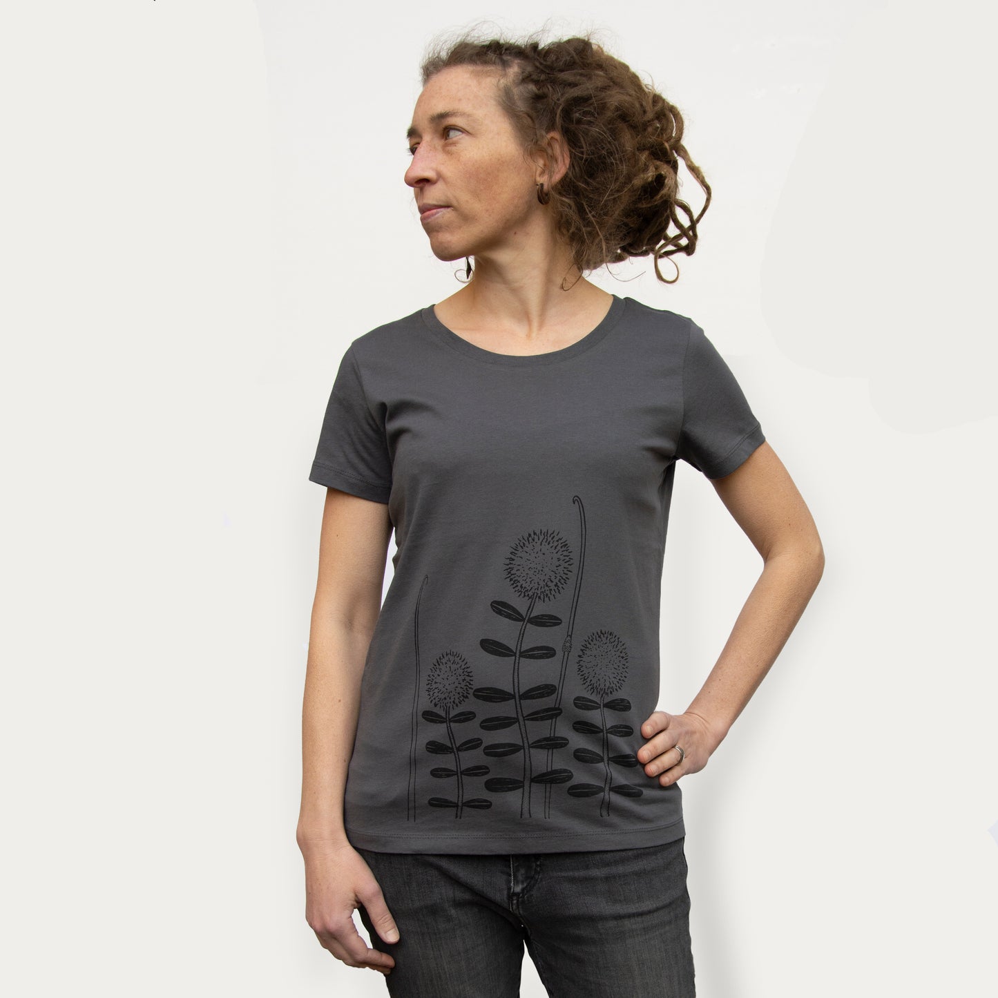 Waldblumen T-Shirt in anthracite S-XXL